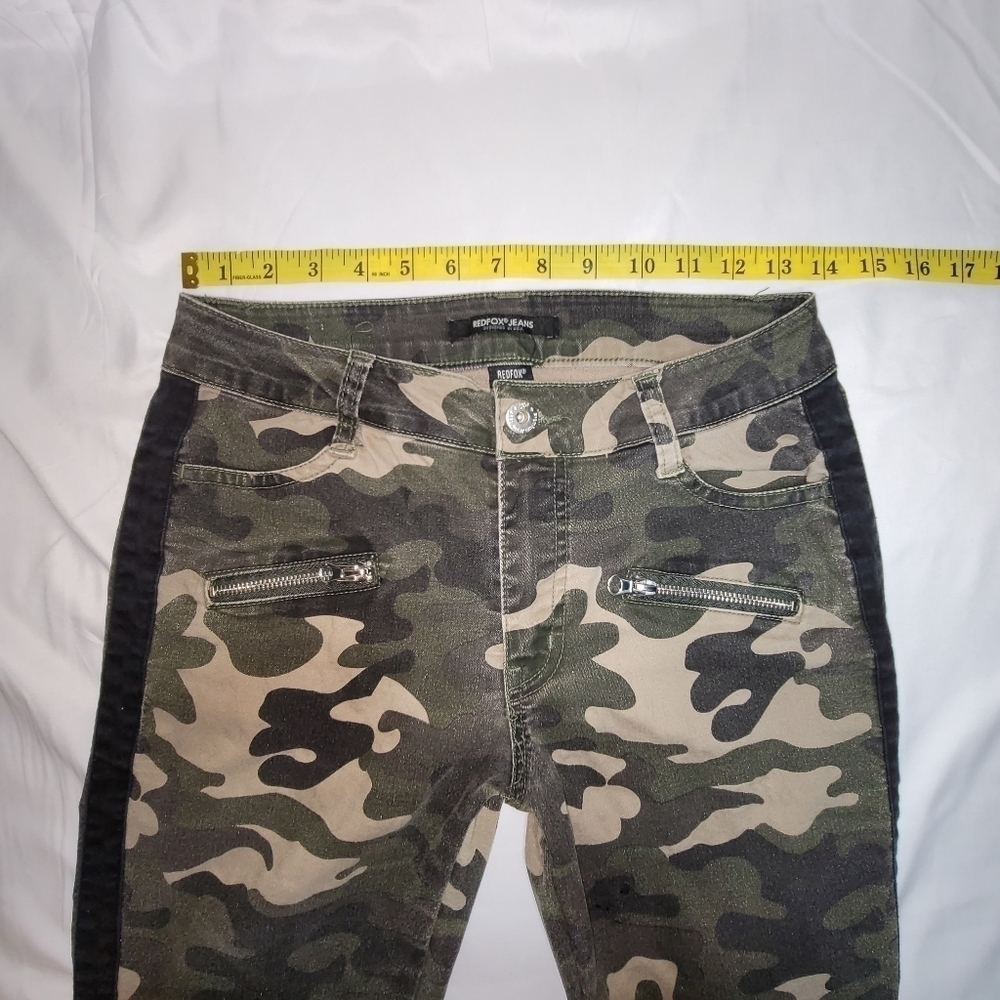 Redfox Jeans Stretch Camo Skinny Jeans Women's Size Medium - Picture 12 of 14